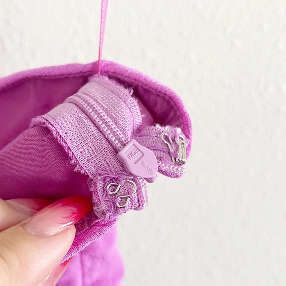 NWT Olivaceous Pink Gabelli One Sleeve Cut-Away Mini Dress M - Picture 8 of 14